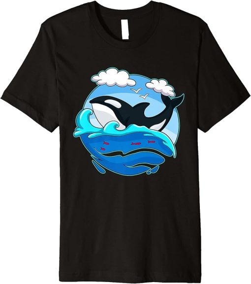 Killer Whale Orca Ocean Gift Premium T-Shirt