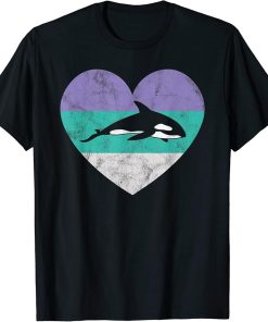 Killer Whale Orca Gift For Women & Girls Retro Cute T-Shirt